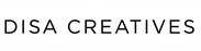 DISA CREATIVES logotyp med Inter